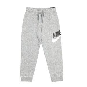 Nike Boys Sweatpants Fleece Athletic Casual Pants Size Small+ 8/9 Heather Grey